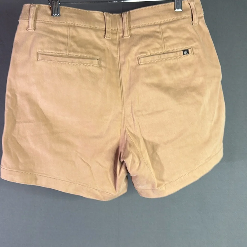Banana‎ Republic Tan Flat Front Shorts women’s size 10